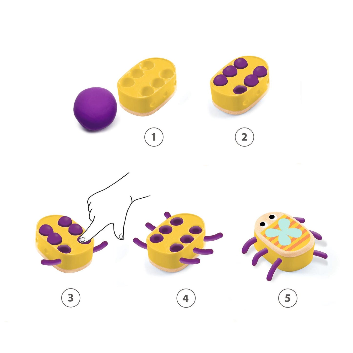 Meine Spielknete - Insekten