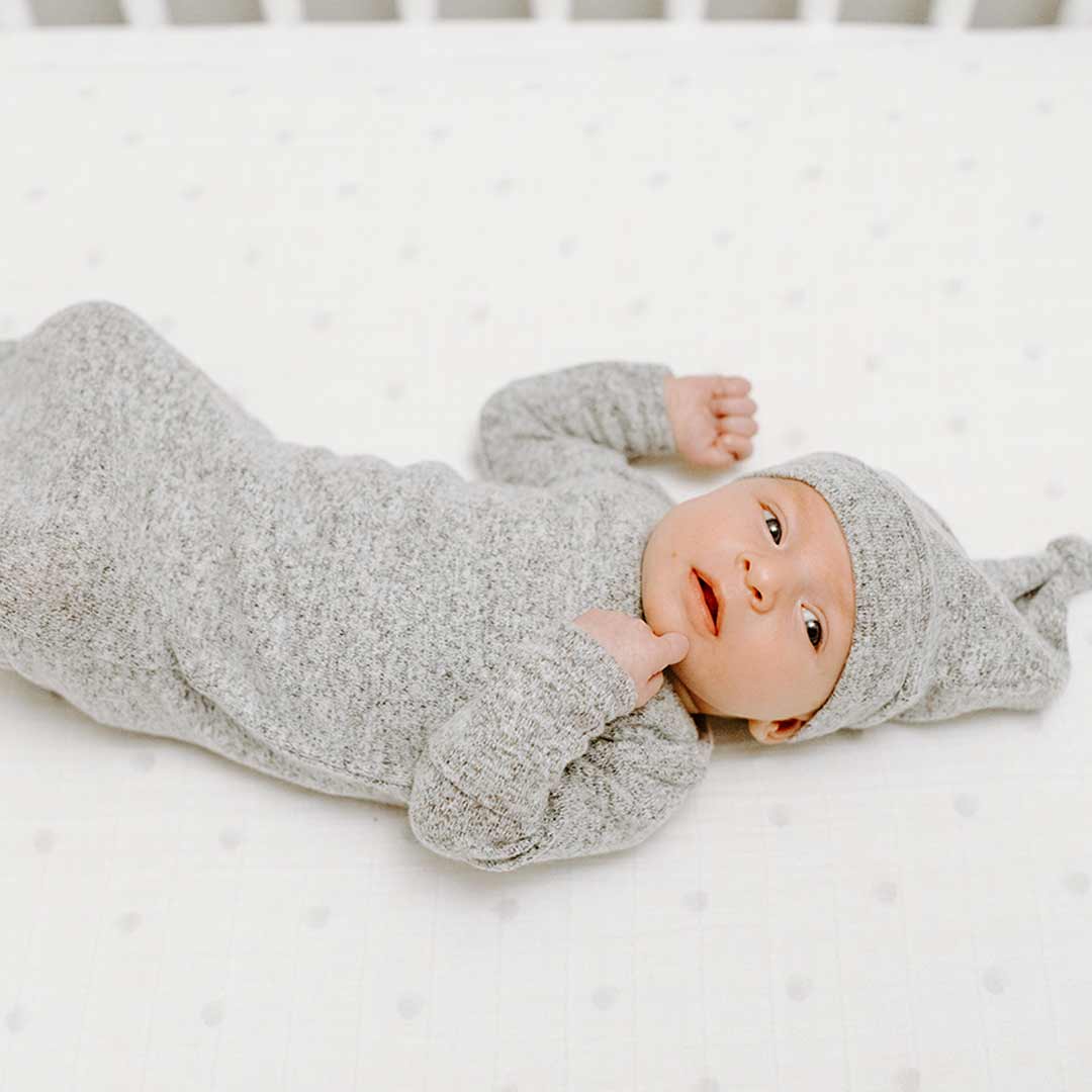 Aden + Anais Snuggle Knit Geschenkset - Heather Grey