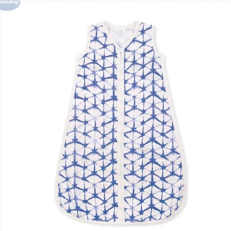 Aden + Anais Sommerlicher Schlafsack 0-6 Monate Indigo