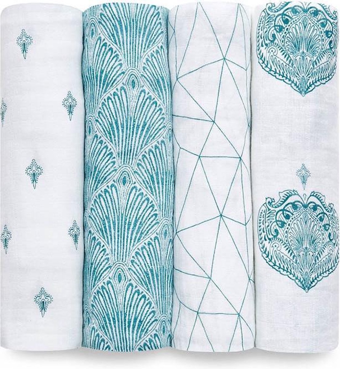 Aden + Anais 4er Pack Mullwindel 120 x 120 cm - Paisley