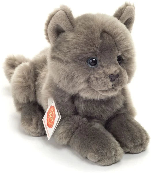 Kartäuser Katze liegend 20 cm