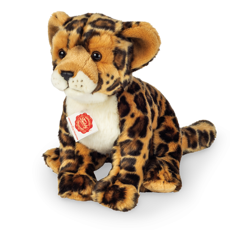 Leopard sitzend 27 cm