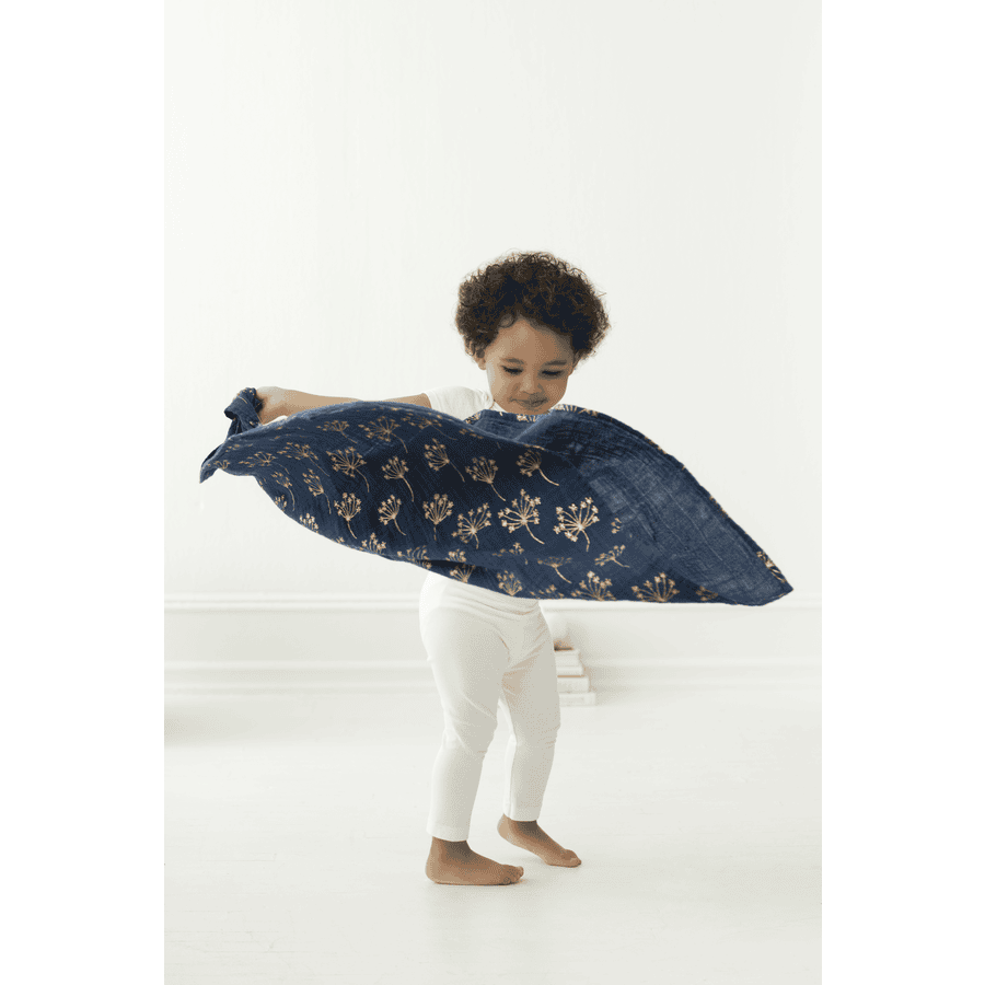Aden + Anais Pucktücher metallic gold deco 120 x 120cm 3er-Pack