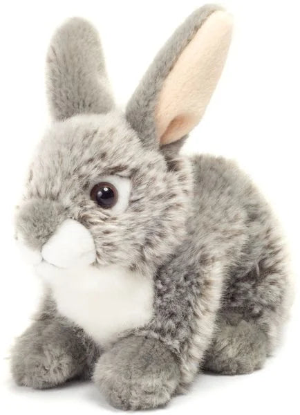 Hase sitzend grau,18 cm