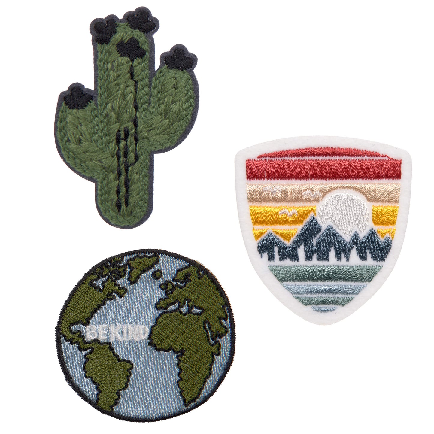 Textil-Sticker (3 Stk) - Schul Set Unique, Weltweit
