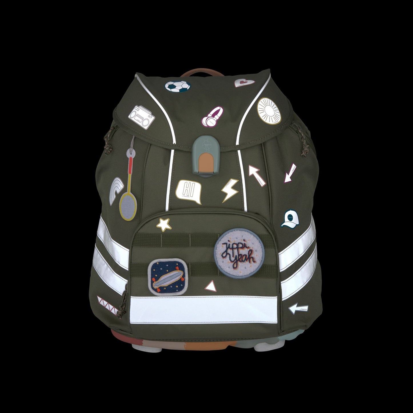Reflektierende Aufkleber - Pimp your Bag, Football