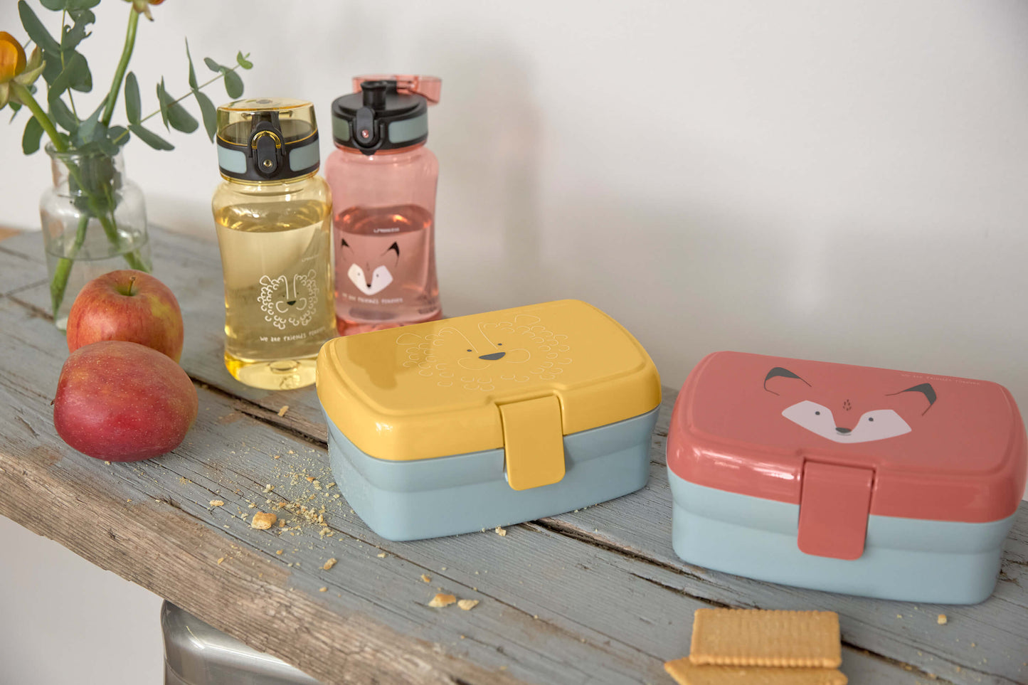 Brotdose & Trinkflasche Set - Lunch Set About Friends, Fuchs
