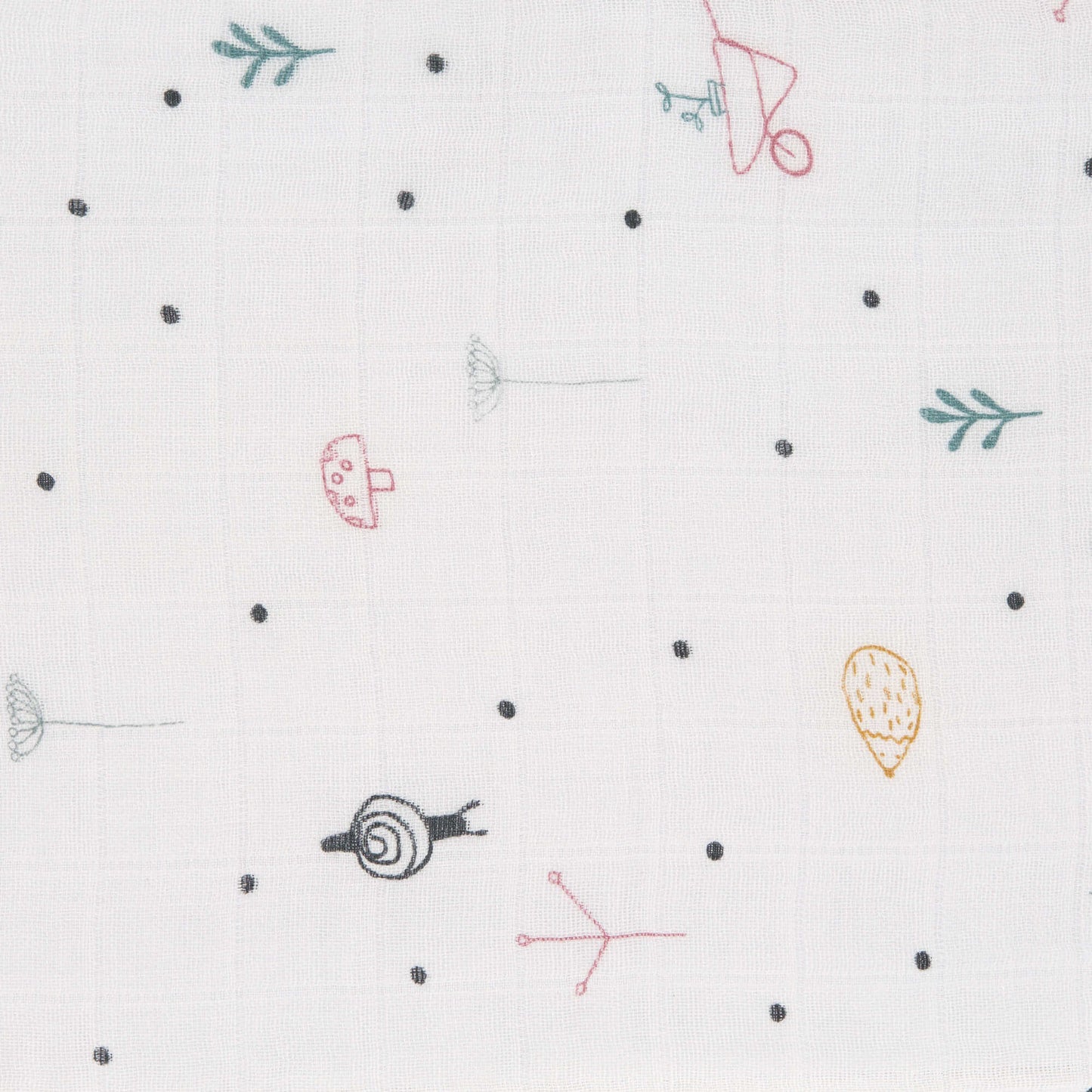 Mulltücher (2 Stk) - Heavenly Soft Swaddle XL, Garden Explorer Schnecke