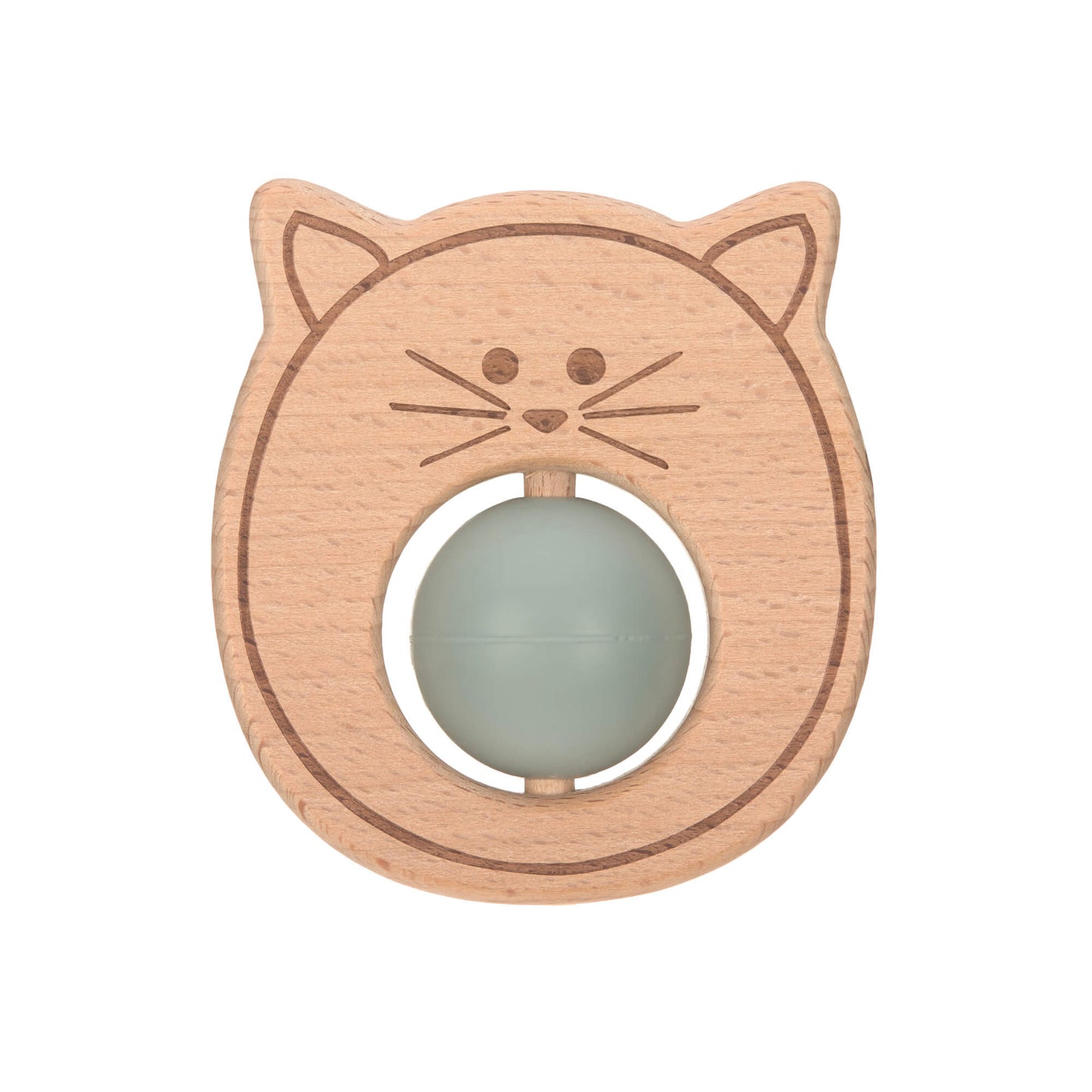 Greifling mit Beißhilfe - Teether Ball, Little Chums Cat