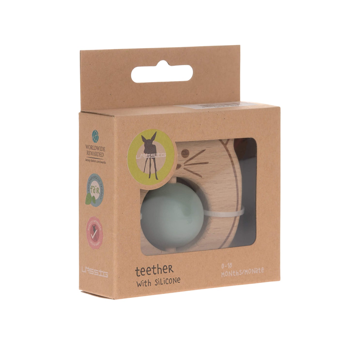 Greifling mit Beißhilfe - Teether Ball, Little Chums Cat