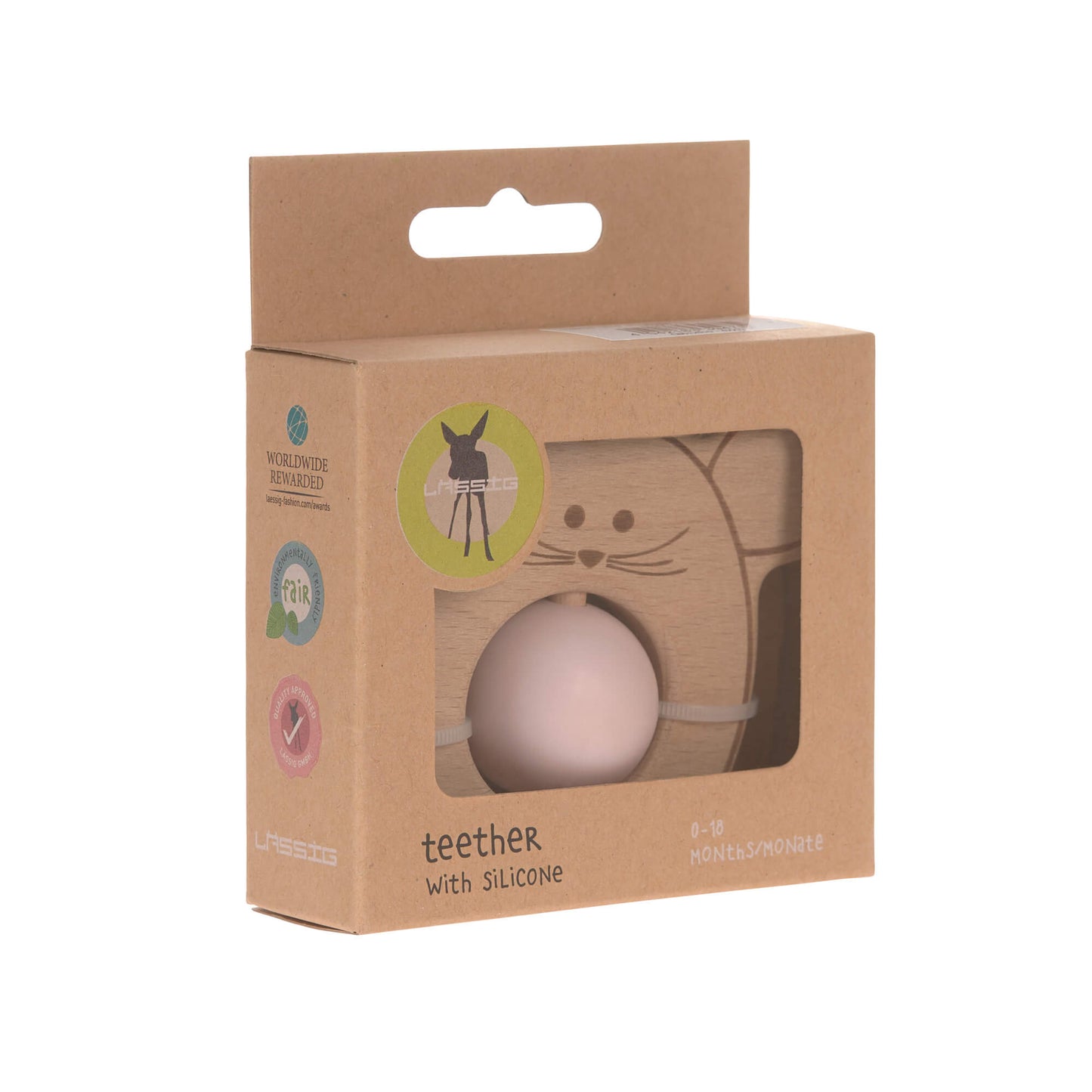 Greifling mit Beißhilfe - Teether Ball, Little Chums Mouse