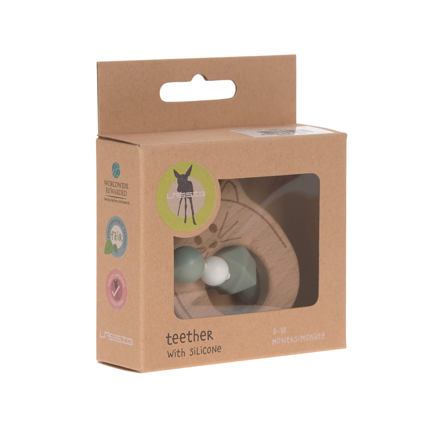 Greifling mit Beißhilfe - Teether Bracelet, Little Chums Cat