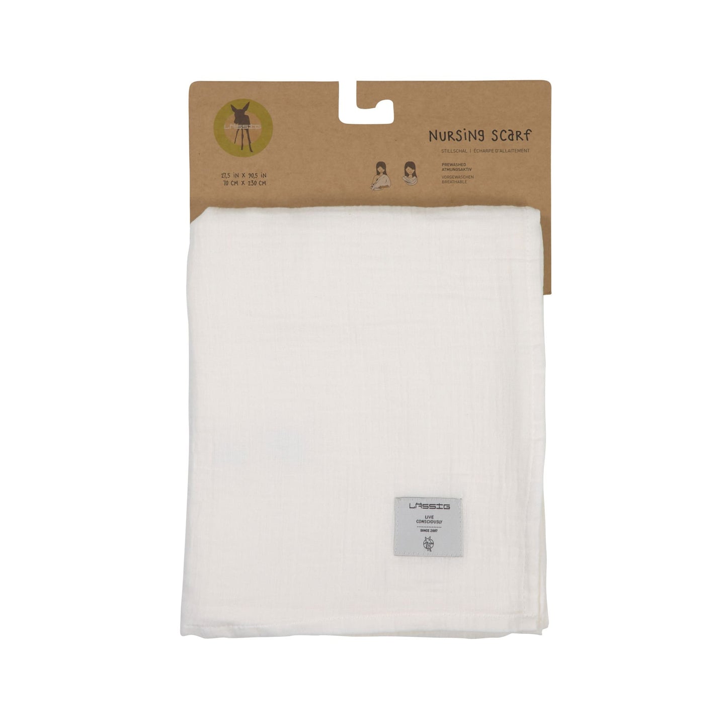 Stillschal - Muslin Nursing Scarf, Milky