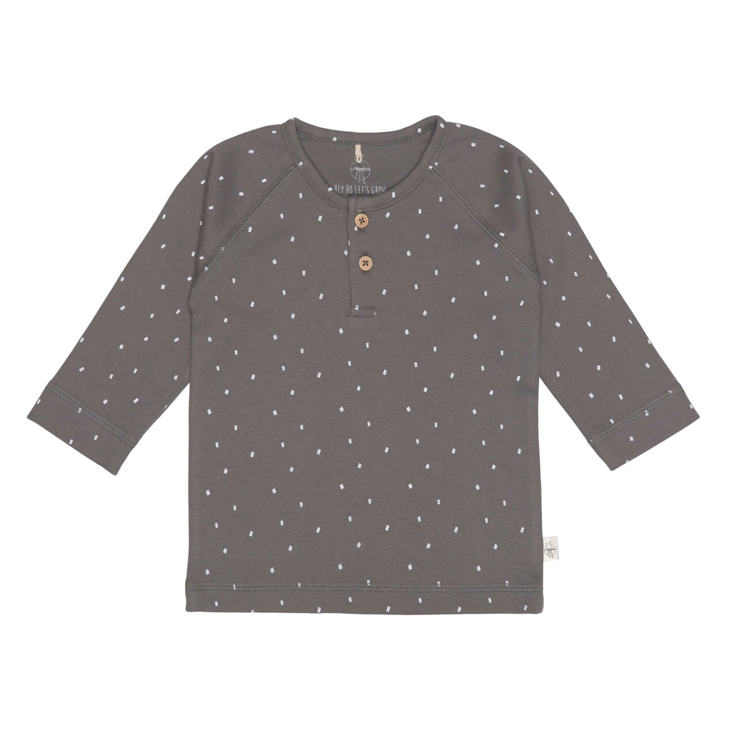 Baby Langarmshirts GOTS - Cozy Colors, Spots Anthracite
