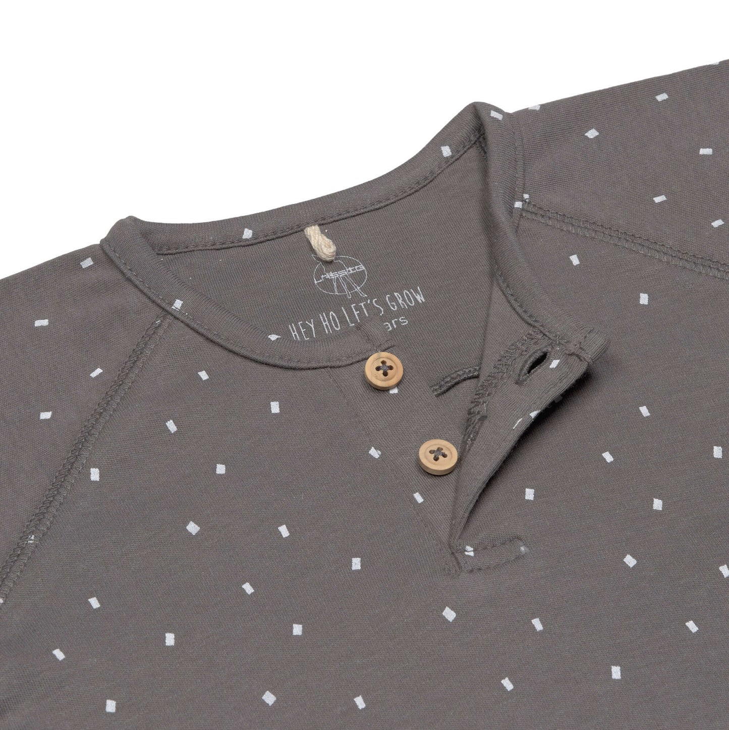 Baby Langarmshirts GOTS - Cozy Colors, Spots Anthracite