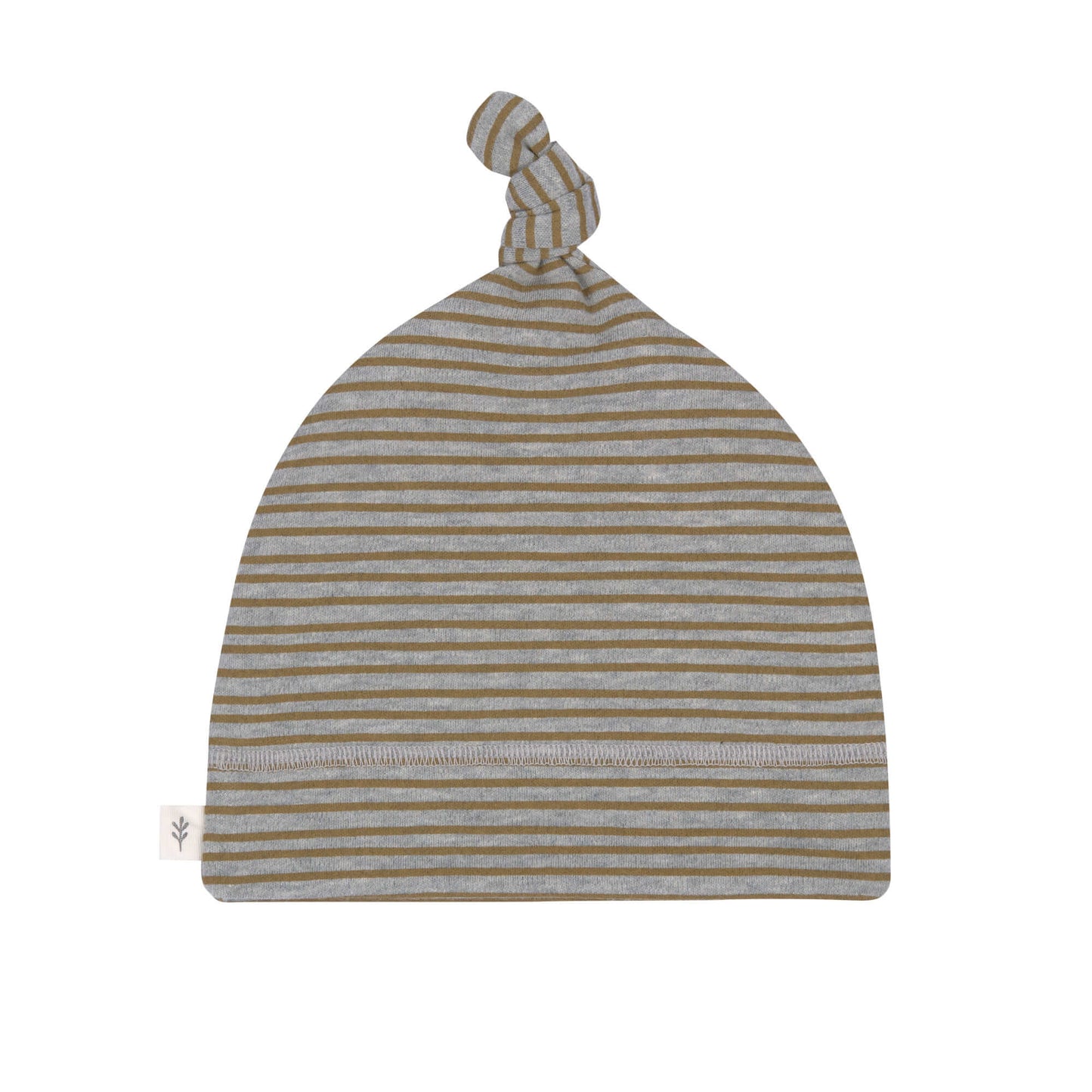 Babymütze - Beanie, Striped Grey Mélange