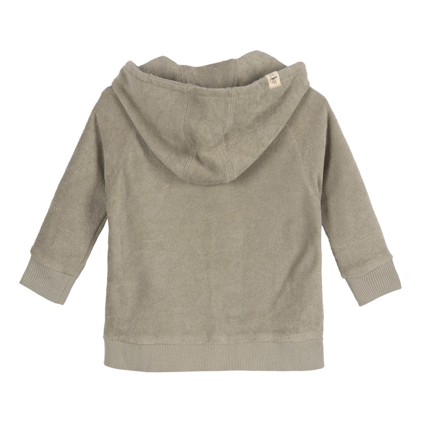 Frottee Jacke Kinder - Oliv