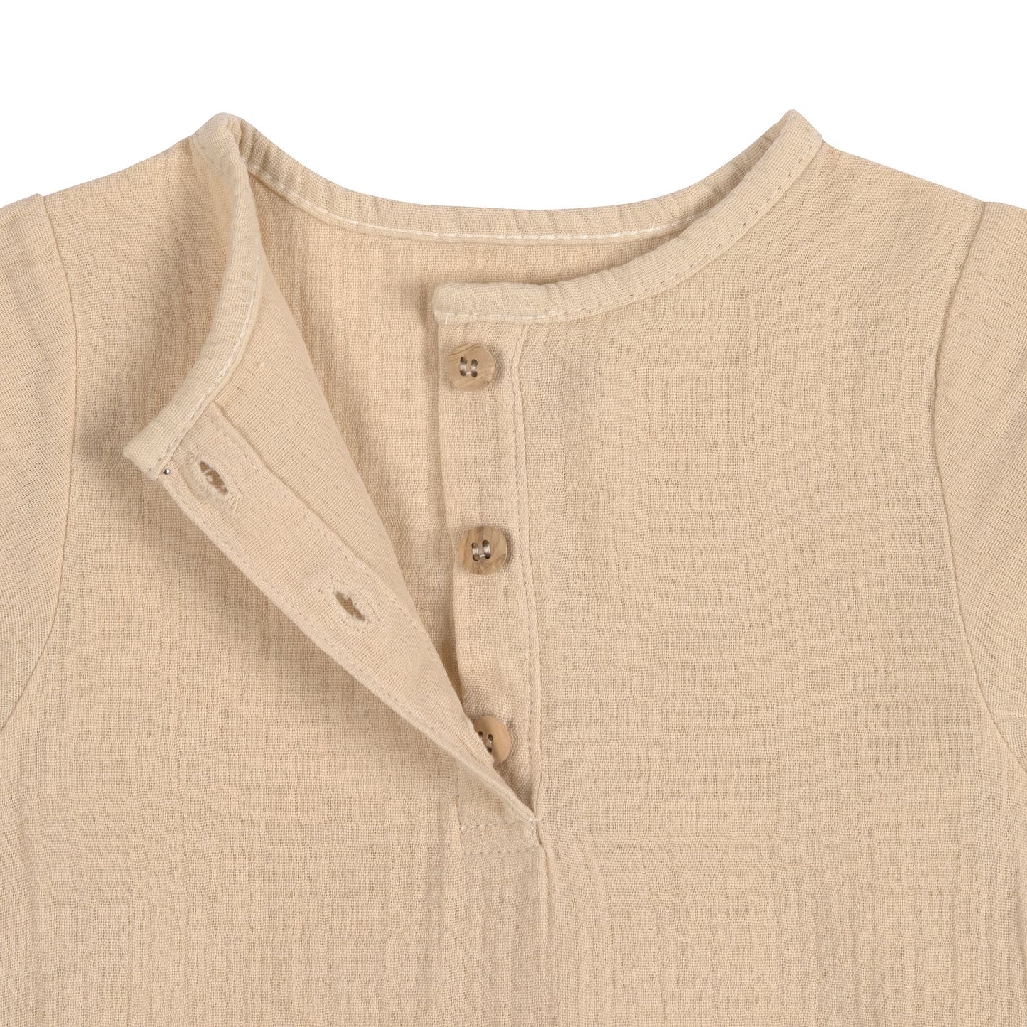 Baby Langarmshirt GOTS - Nature, Beige