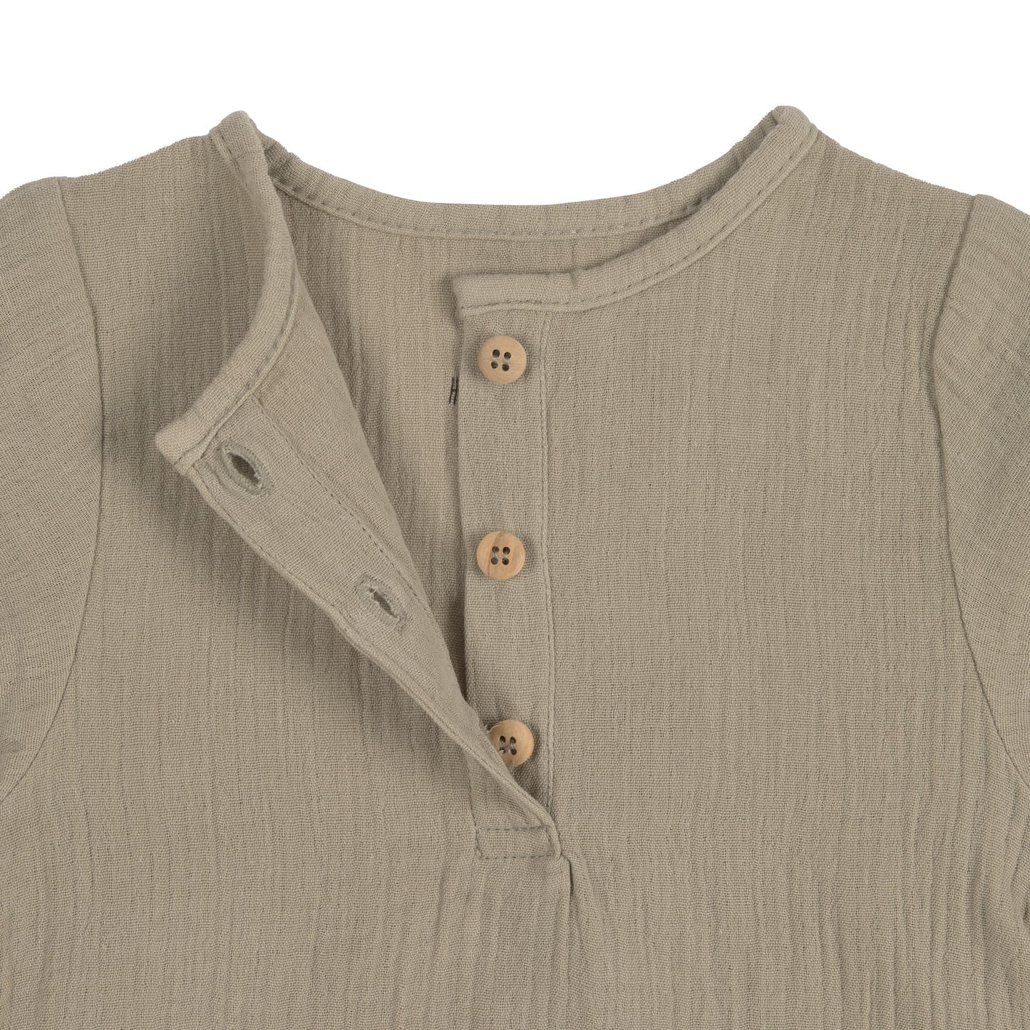 Baby Langarmshirt GOTS - Oliv