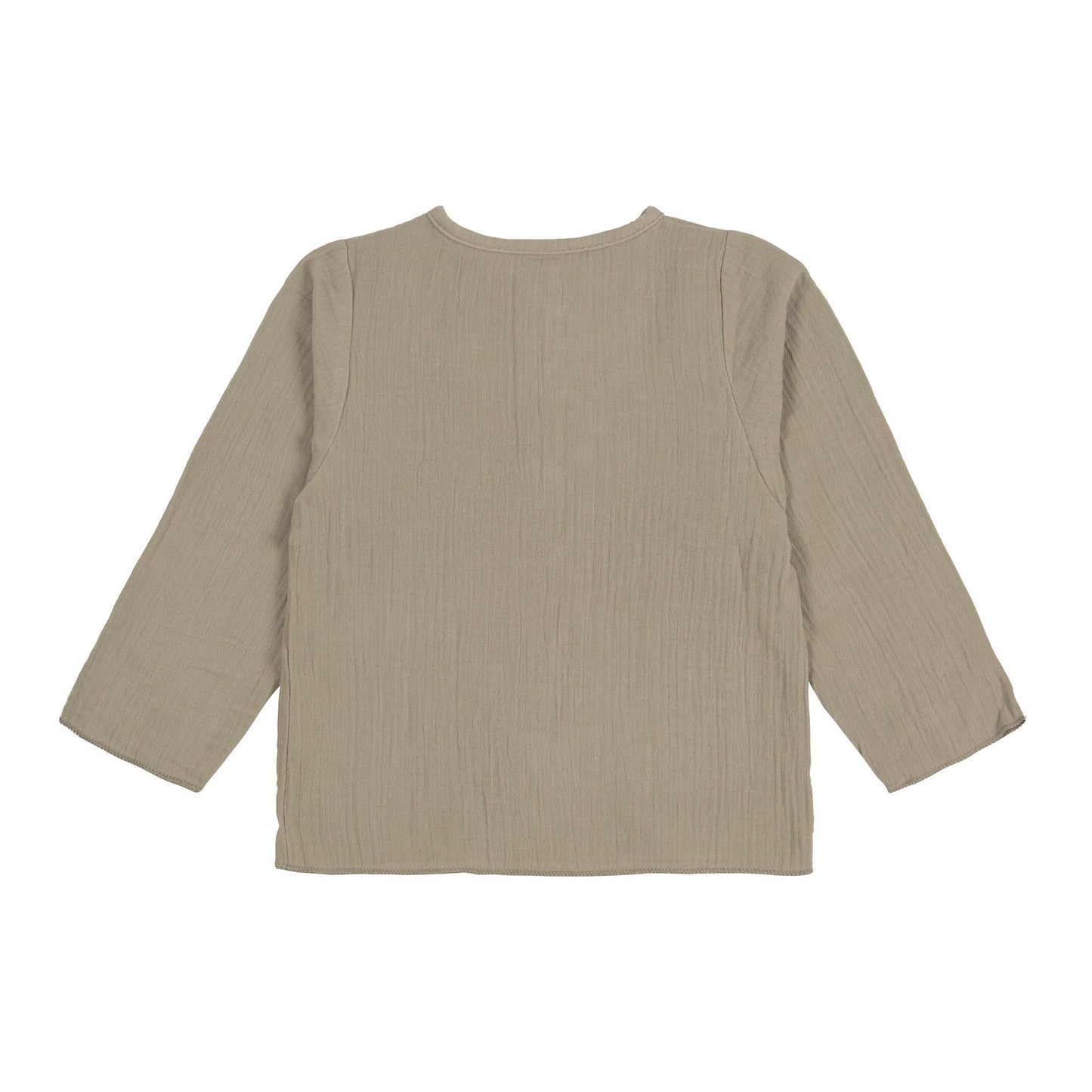 Baby Langarmshirt GOTS - Oliv