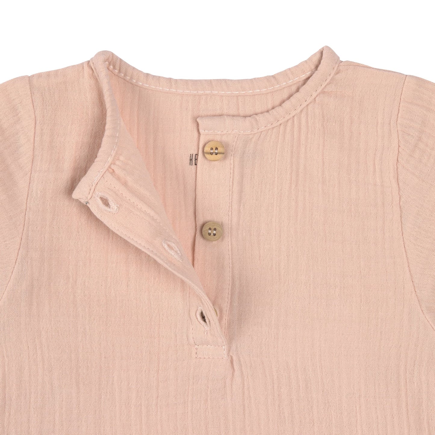 Baby Langarmshirt GOTS - Powder Pink, Rosa