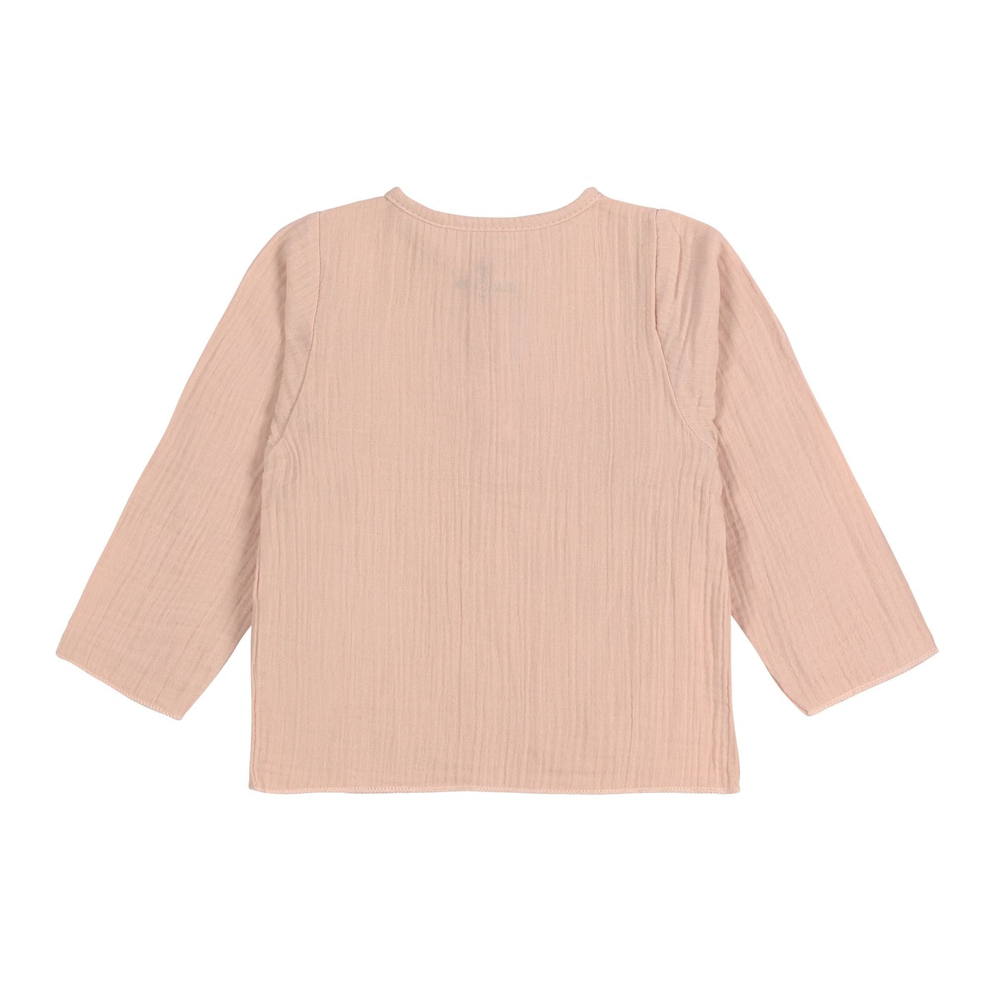Baby Langarmshirt GOTS - Powder Pink, Rosa