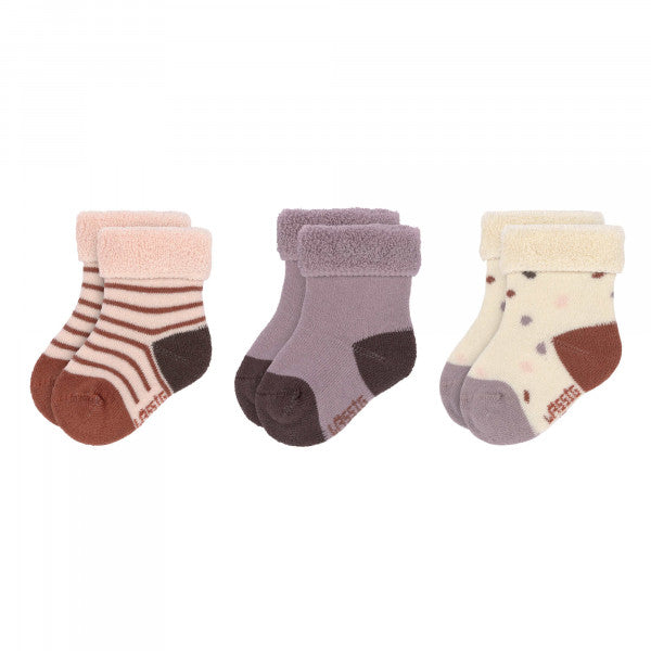 Babysocken (3er-Pack) GOTS - Newborn Socks, Anthracite