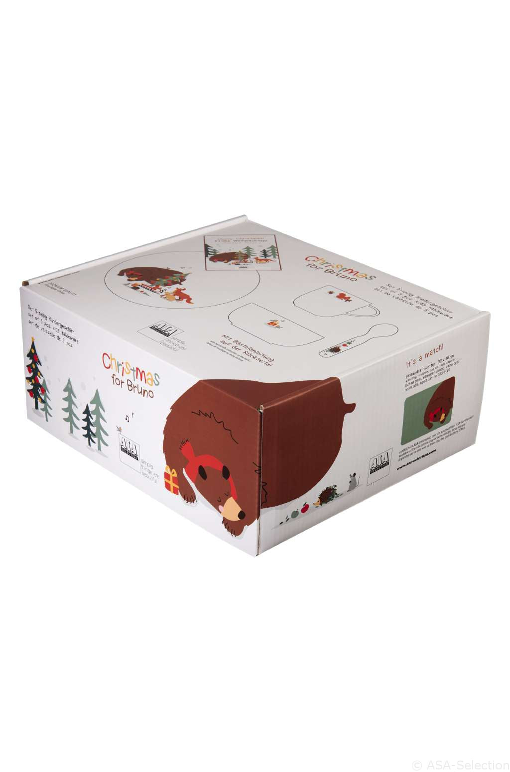 5-teiliges Kindergeschirrset Christmas for Bruno