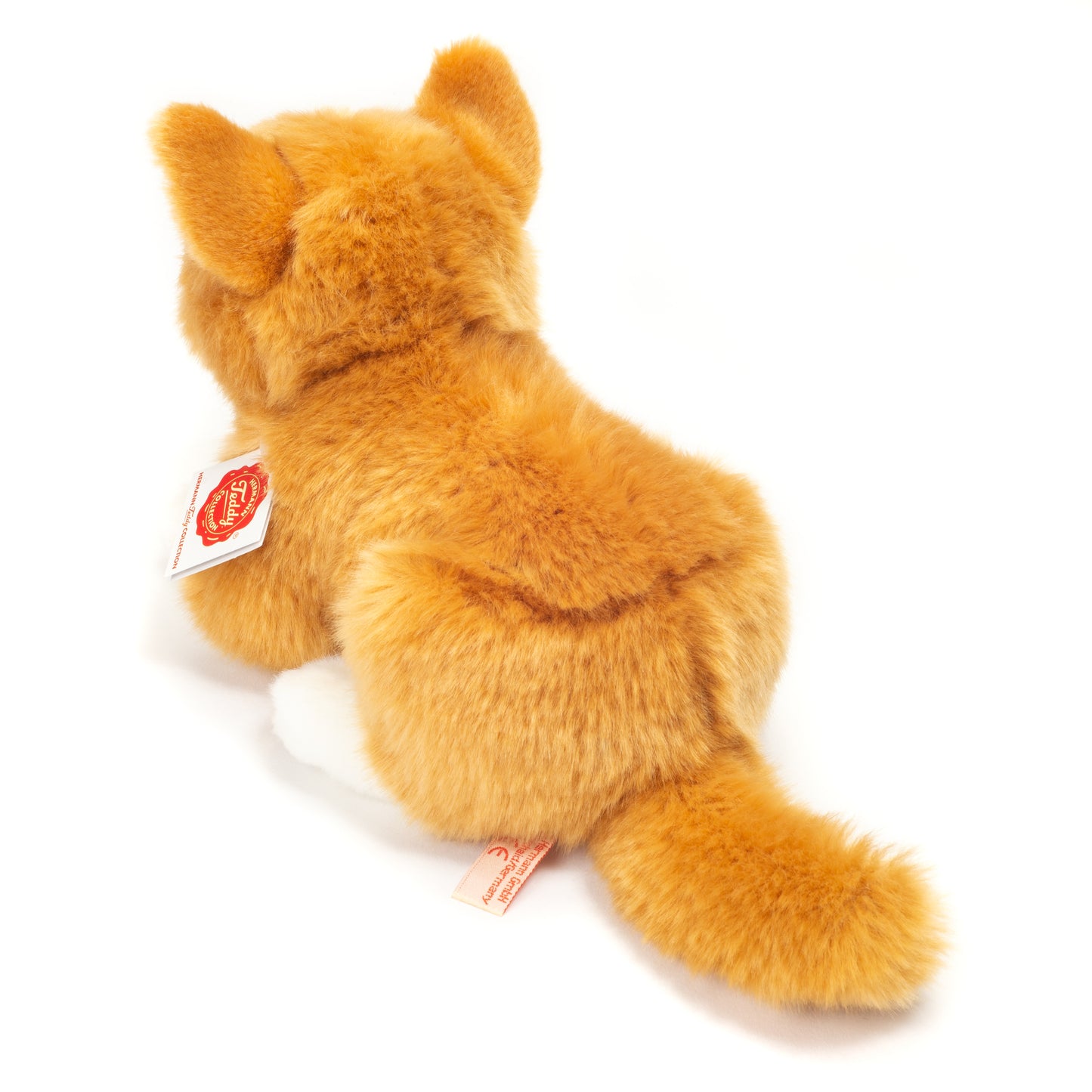 Katze liegend rot 20 cm