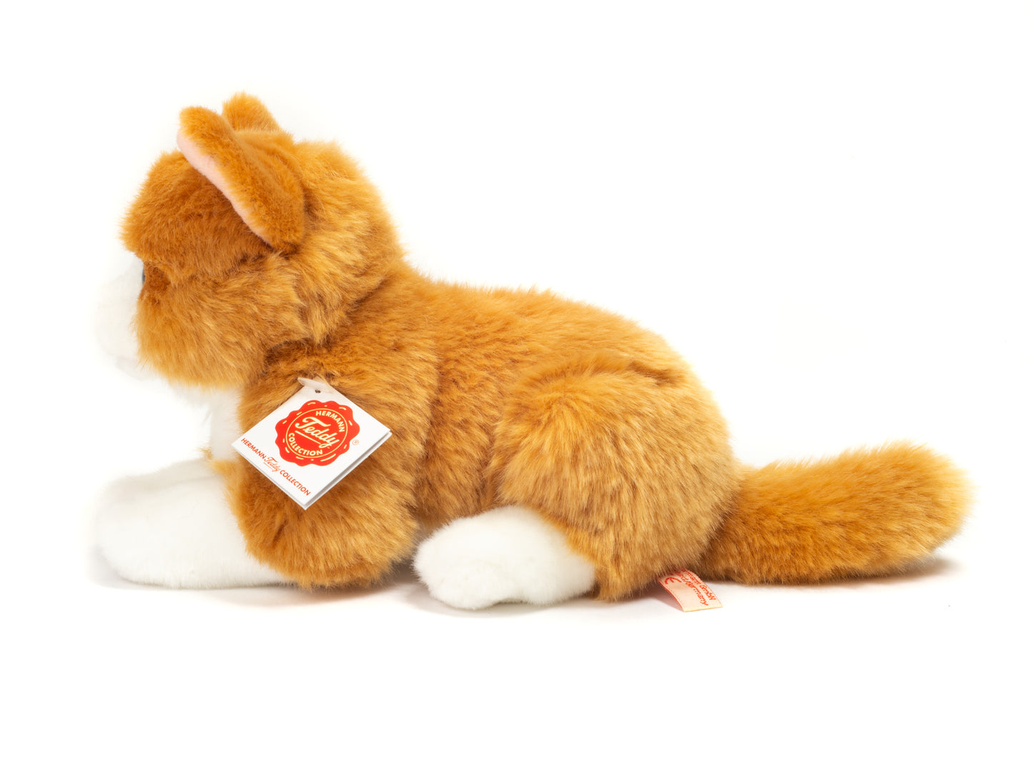 Katze liegend rot 20 cm