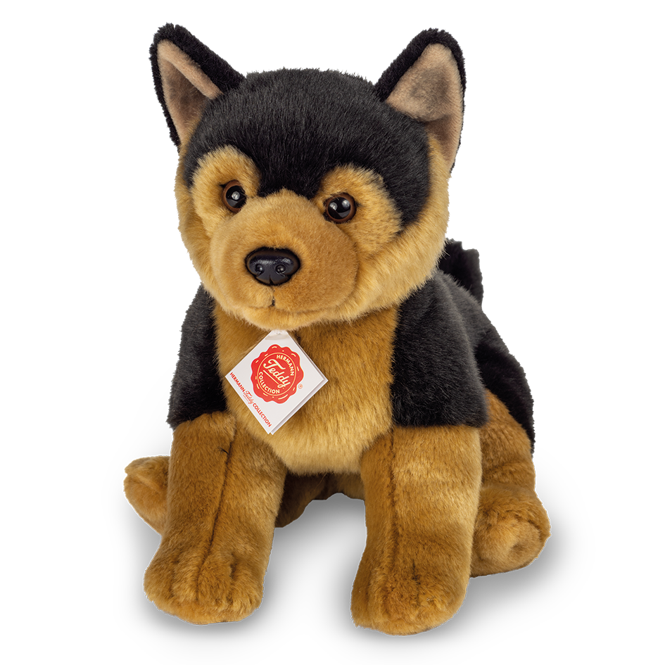 Schäferhund Welpe sitzend 30 cm