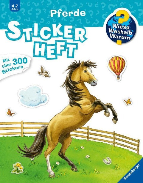 Wieso? Weshalb? Warum? Stickerheft: Pferde