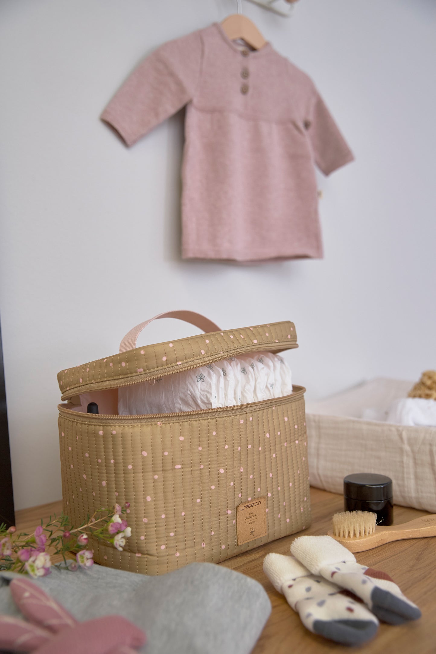 Strickkleid: Knitted Dress GOTS Garden Explorer