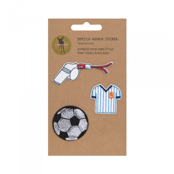 Textil-Sticker (3 Stk) - Schul Set Unique, Fussball