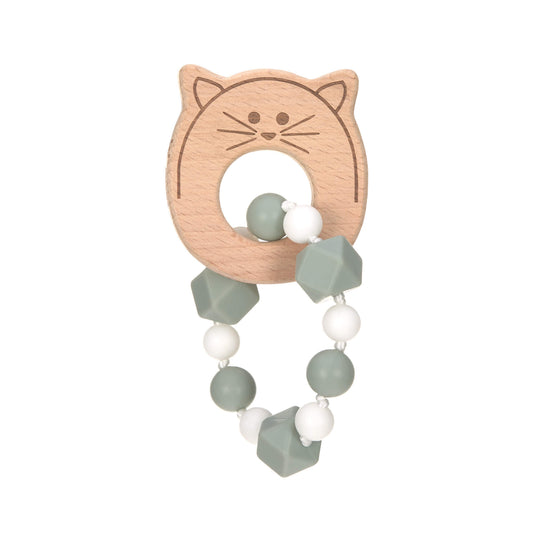 Greifling mit Beißhilfe - Teether Bracelet, Little Chums Cat