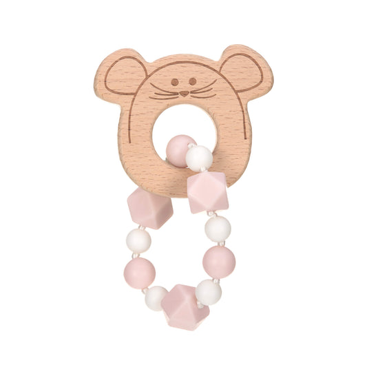 Greifling mit Beißhilfe - Teether Bracelet, Little Chums Mouse