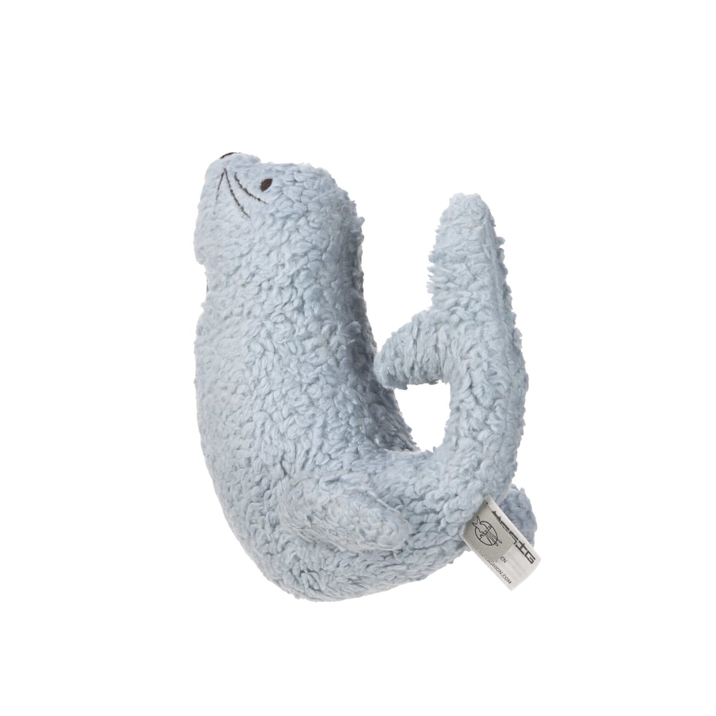 Kuscheltier mit Rassel & Knisterpapier - Knitted Toy, More Magic Seal