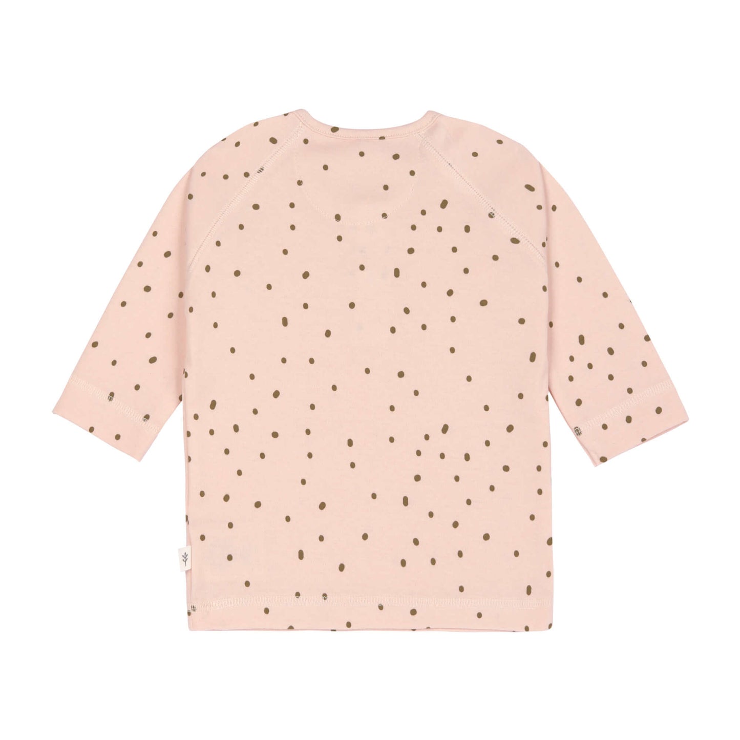 Baby Langarmshirt, Dots Powder Pink