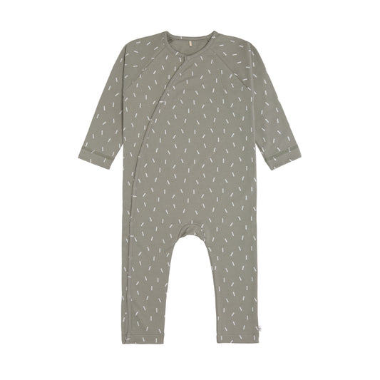 Baby Schlafanzug GOTS - Pyjama Cozy Colors, Speckles Olive
